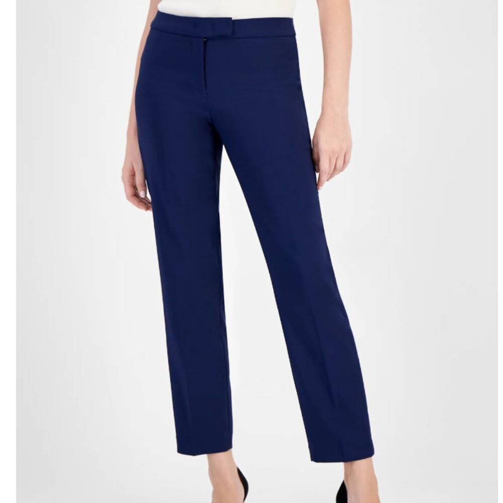 Anne Klein Straight-Leg Contour Bowie Pants size 14